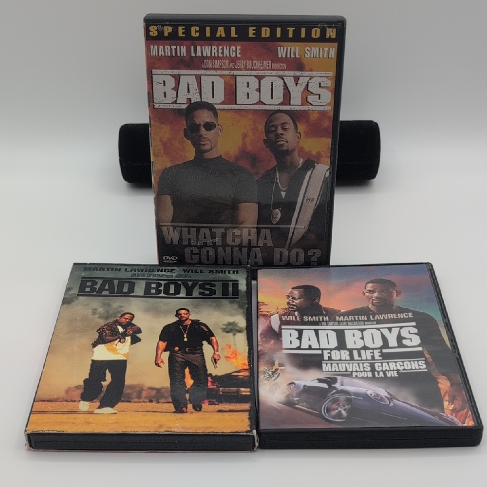 Bad Boys Movie DVD Collection Will Smith Martin Lawrence